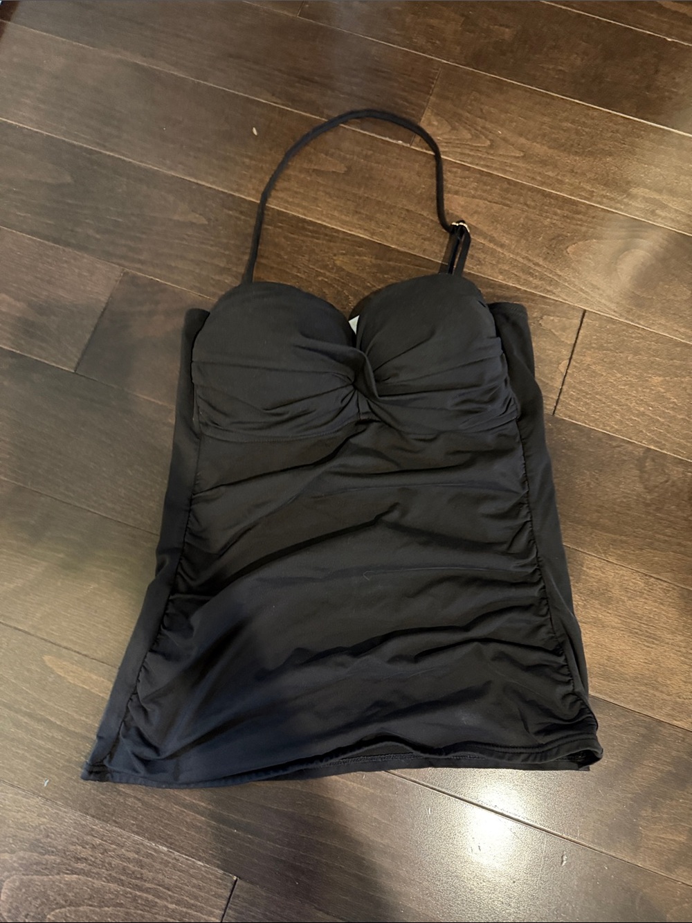 Anne Cole tankini Black Ruched top